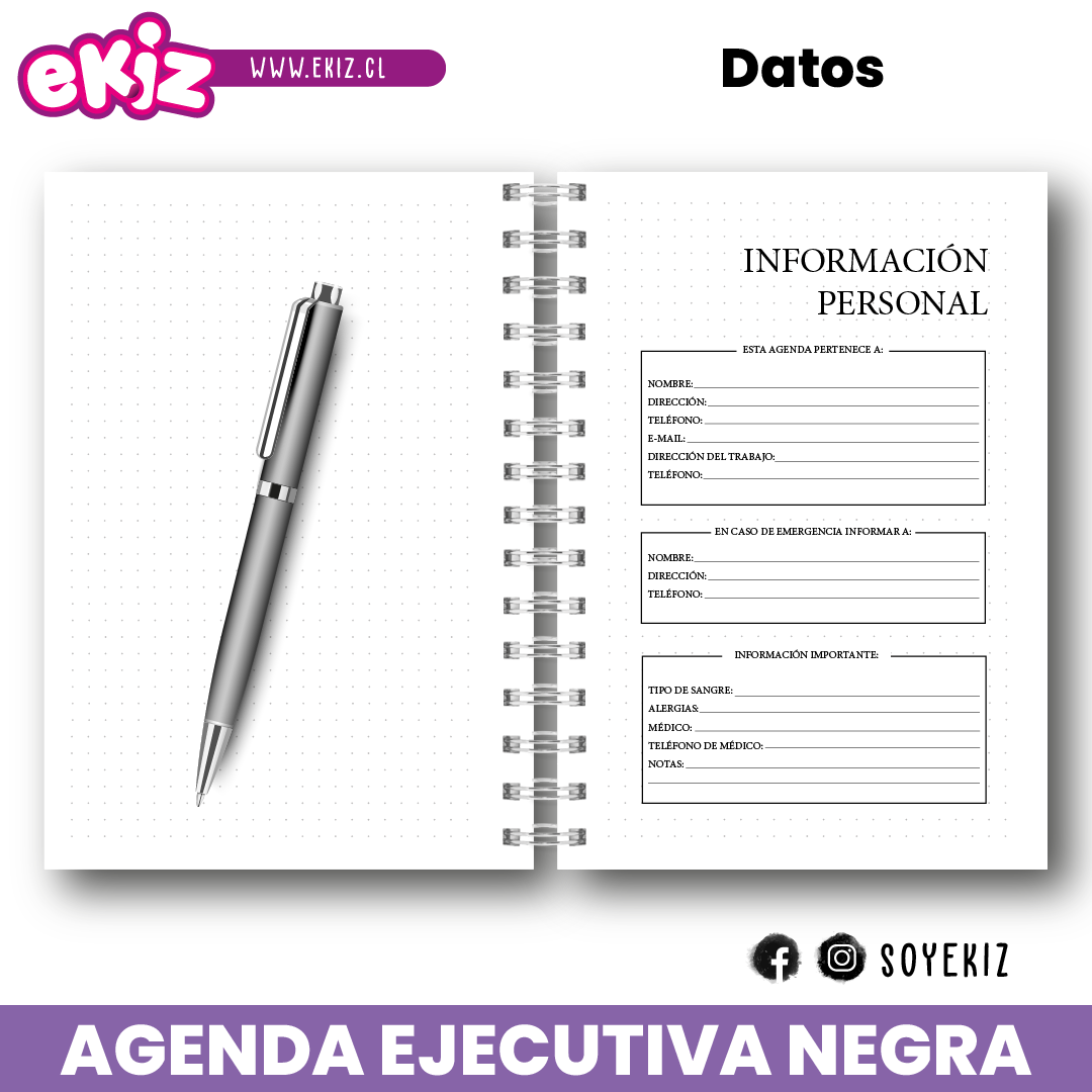 Agenda Ejecutiva Negra 2025