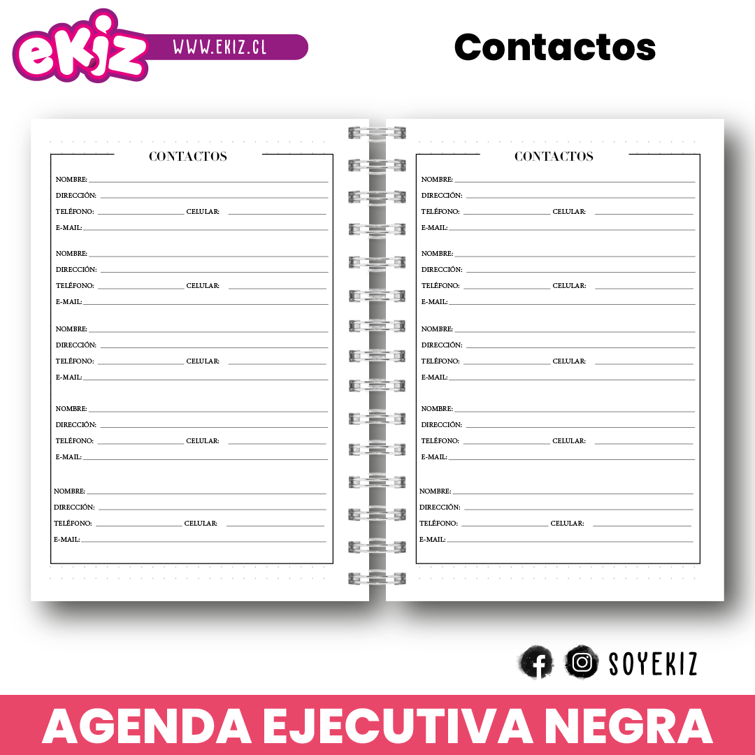 Agenda Ejecutiva Negra 2025