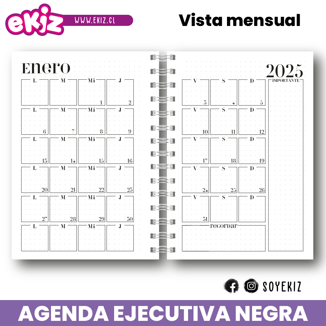 Agenda Ejecutiva Negra 2025